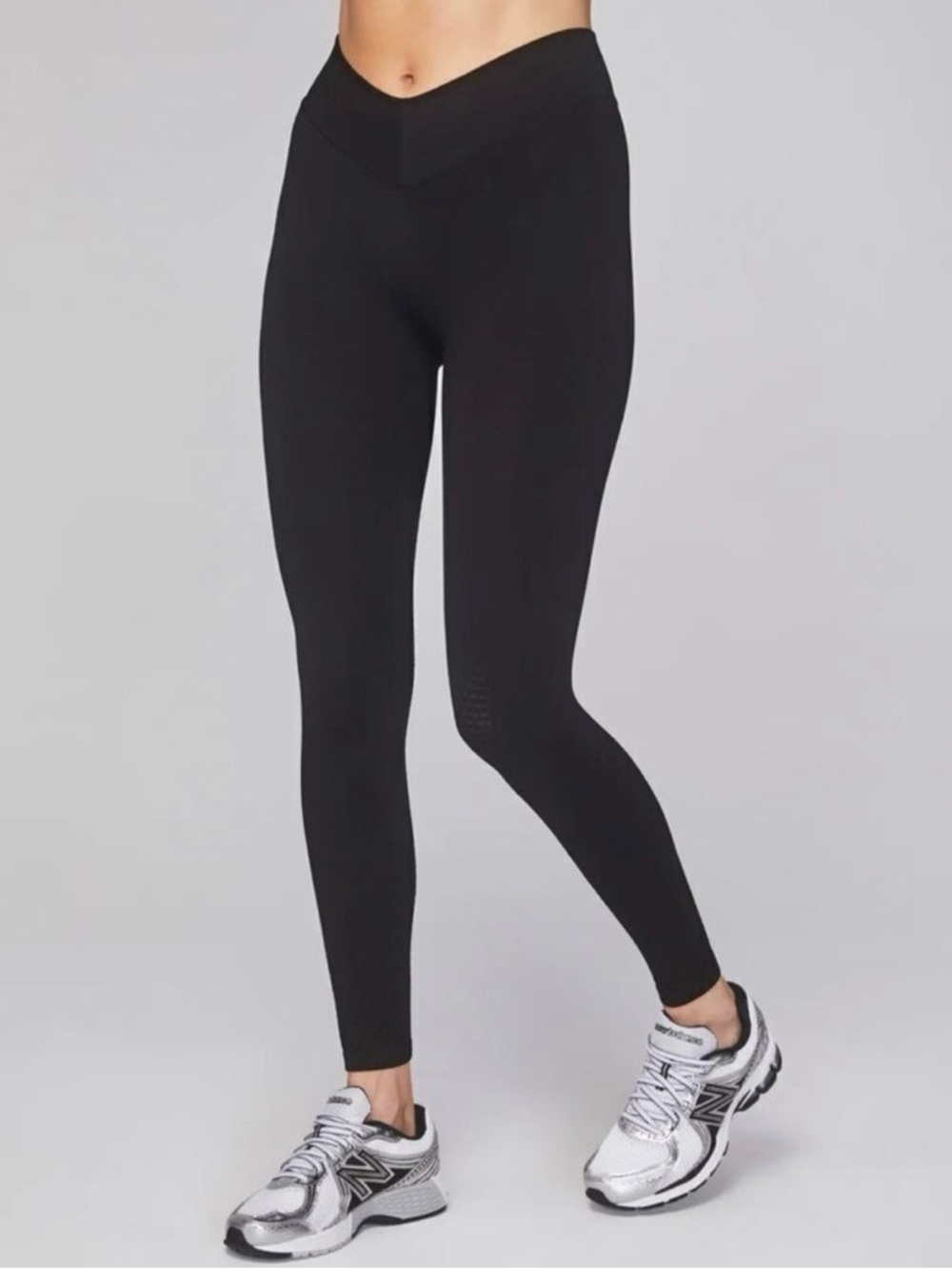 High-Waist Black Performance Leggings